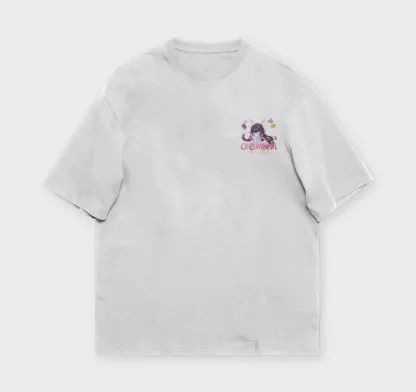 哥倫比婭 “月之少女” 原神粉絲自製T恤