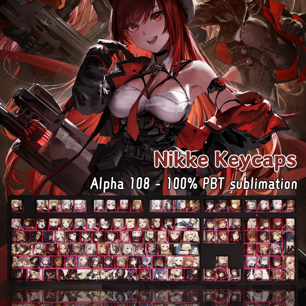 勝利女神妮姬透光RGB108鍵標準配列衛星軸鍵帽-ZUIHANG SHOP