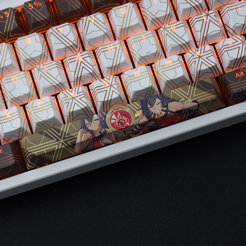 原神迪希雅透光RGB108鍵標準配列衛星軸鍵帽-ZUIHANG SHOP
