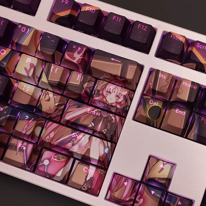 符玄透光RGB108鍵標準配列衛星軸鍵帽