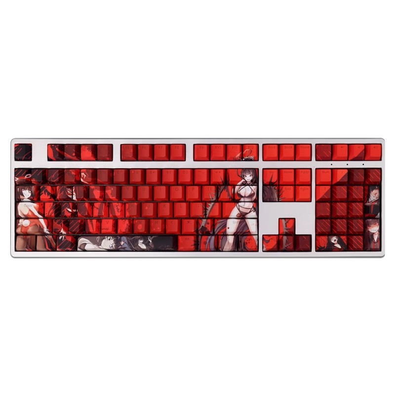 劍先鶴城透光RGB108鍵標準配列衛星軸鍵帽-ZUIHANG SHOP