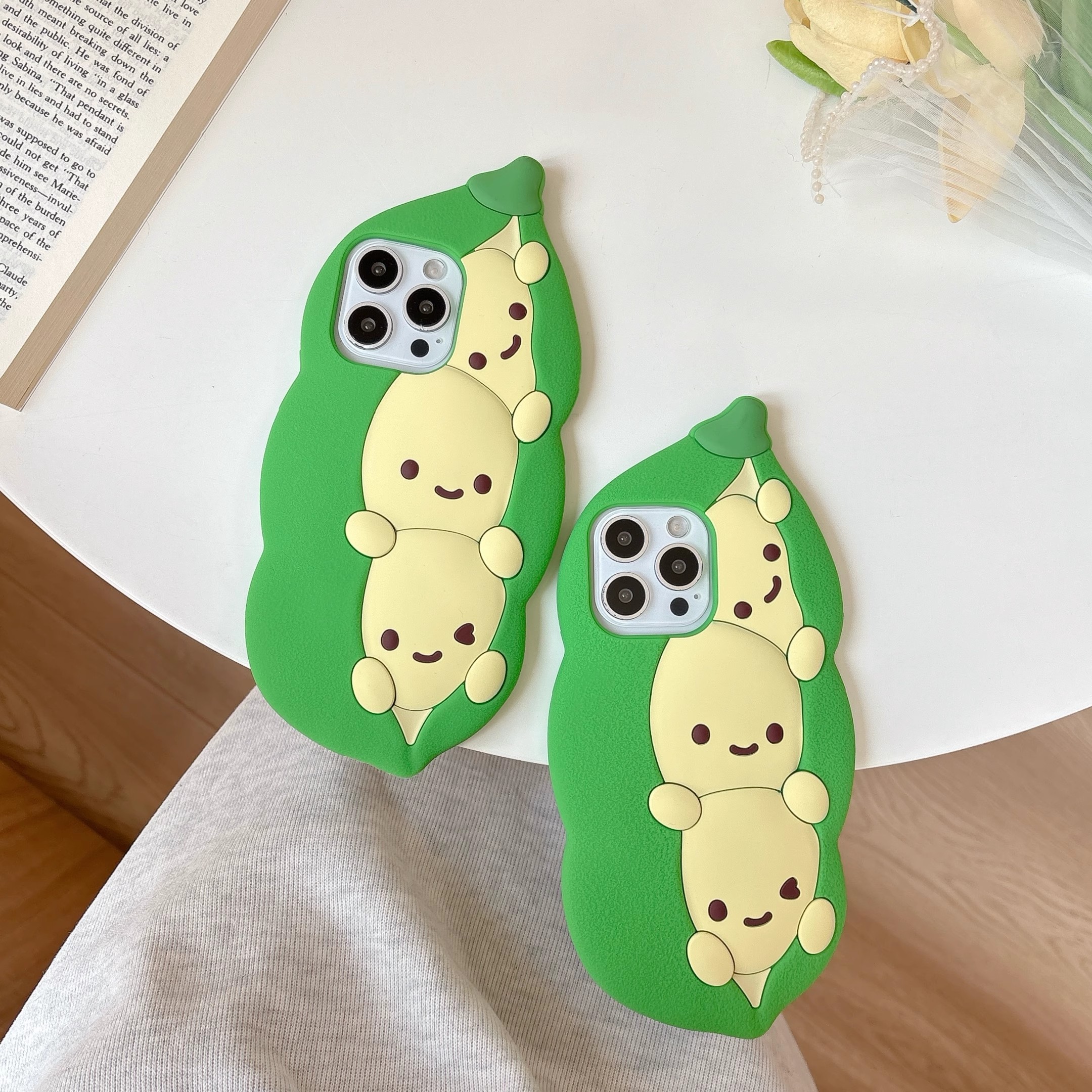 韓系卡通豌豆莢手機殼-ZUIHANG SHOP