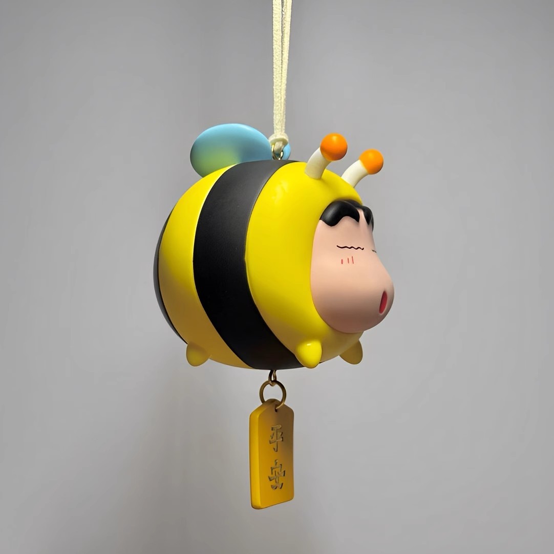 蠟筆小新 胖嘟嘟蜜蜂小新 圓墩墩蜜蜂 掛件平安-ZUIHANG SHOP