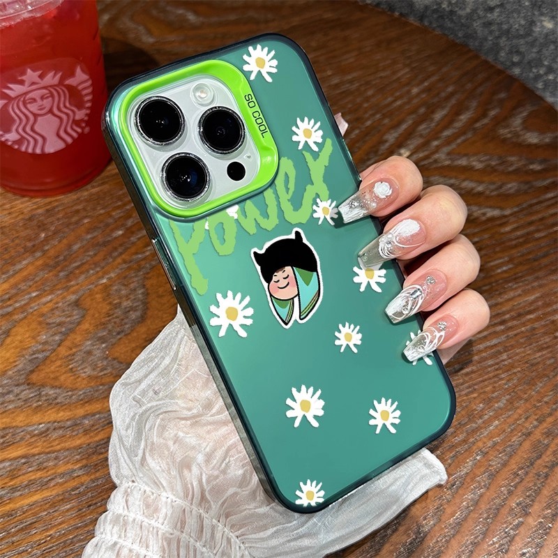 權志龍GD 彩銀線條漸變防摔手機殼-ZUIHANG SHOP