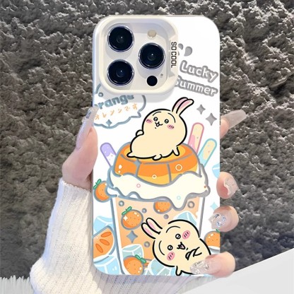 Chiikawa彩銀線條漸變防摔手機殼-ZUIHANG SHOP