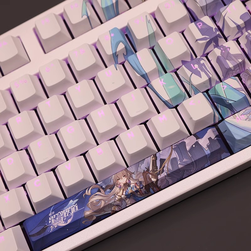 布洛妮婭透光RGB108鍵標準配列衛星軸鍵帽-ZUIHANG SHOP