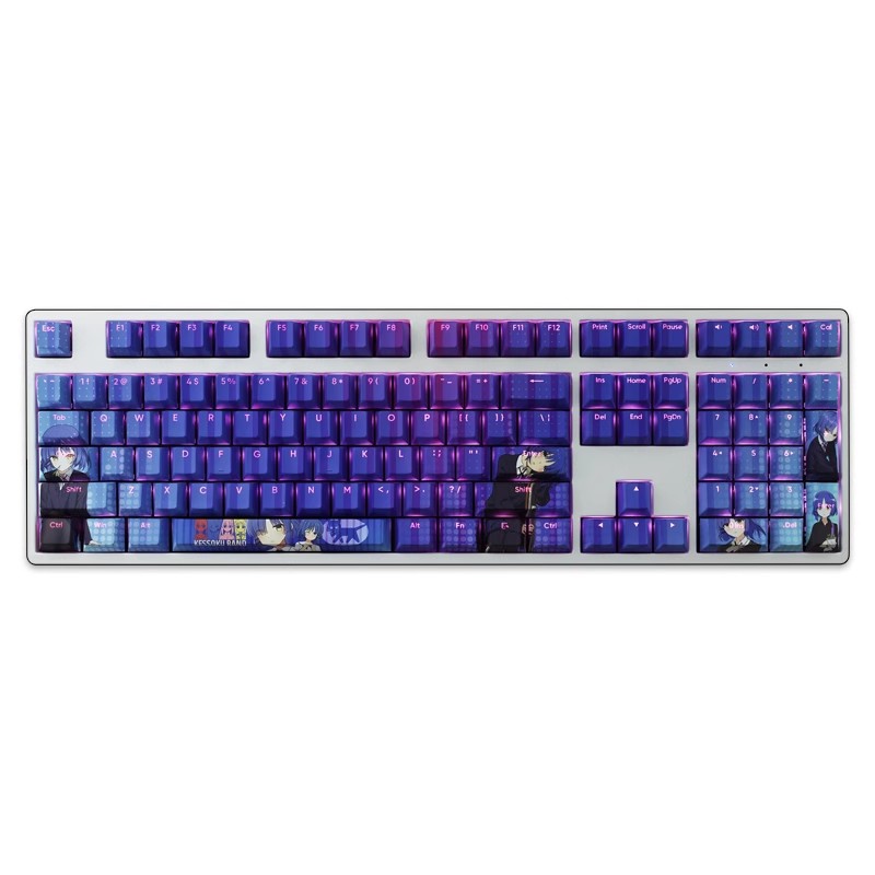 孤獨搖滾山田涼透光RGB108鍵標準配列衛星軸鍵帽-ZUIHANG SHOP