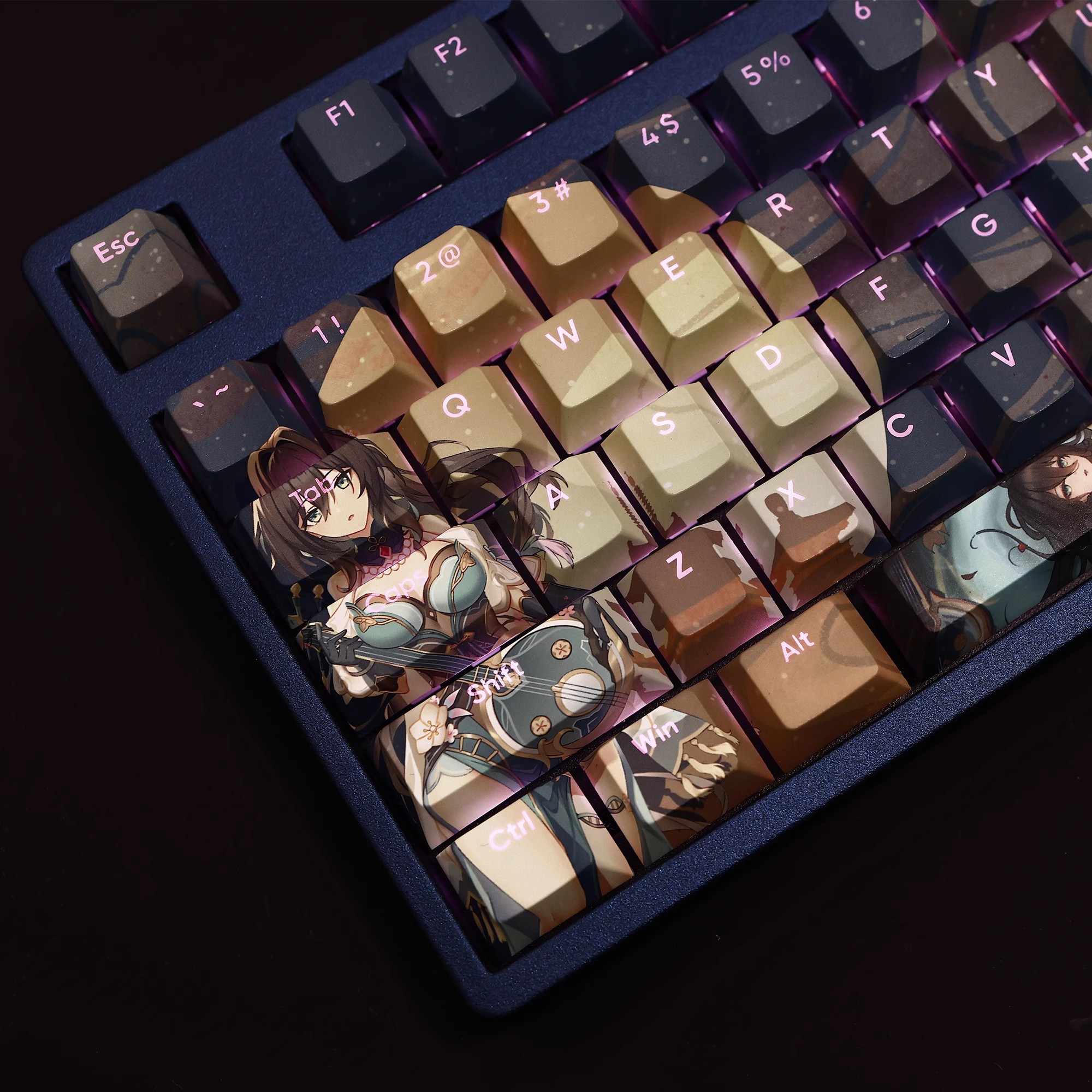 阮梅透光RGB108鍵標準配列衛星軸鍵帽-ZUIHANG SHOP
