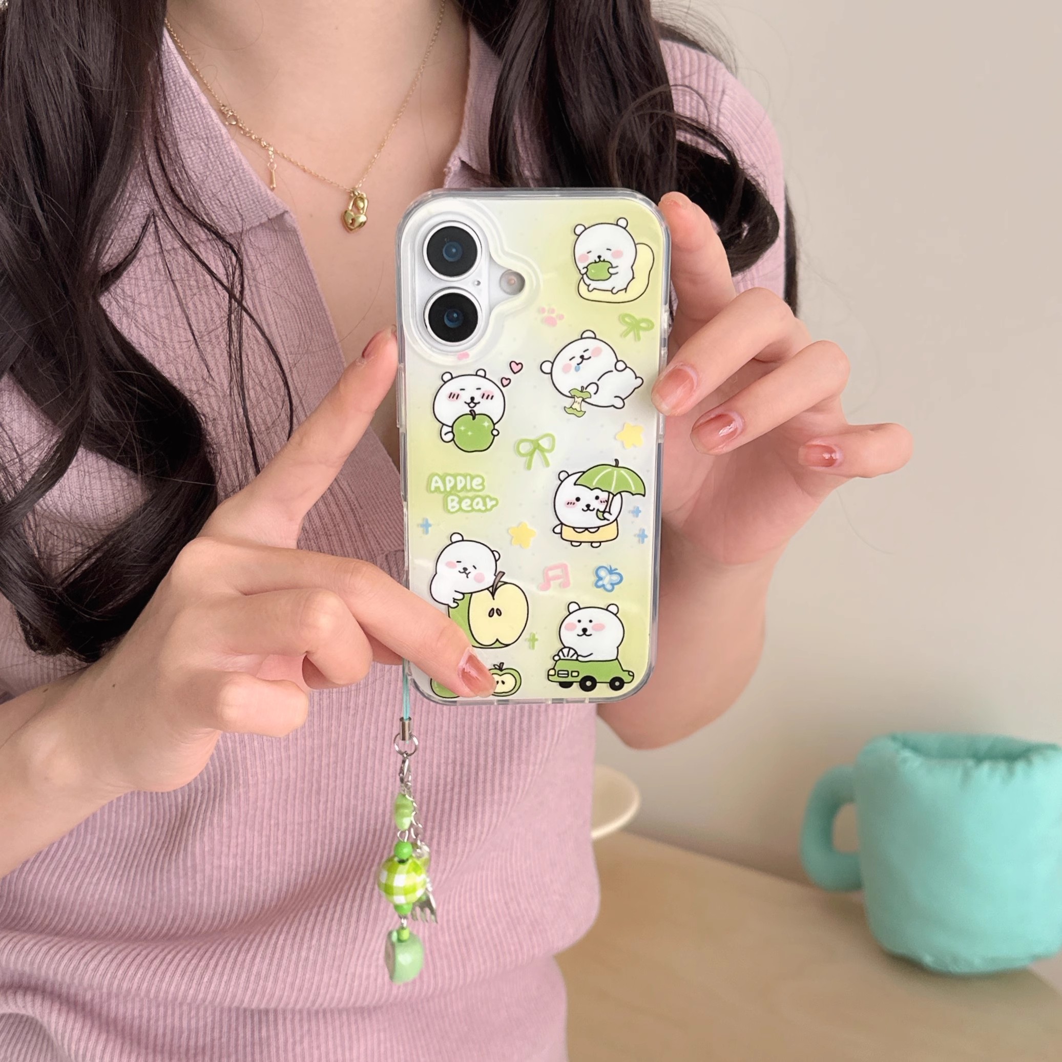 韓系可愛卡通自嘲熊手機殼-ZUIHANG SHOP