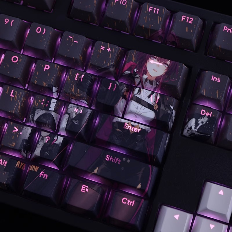 卡芙卡透光RGB108鍵標準配列衛星軸鍵帽-ZUIHANG SHOP