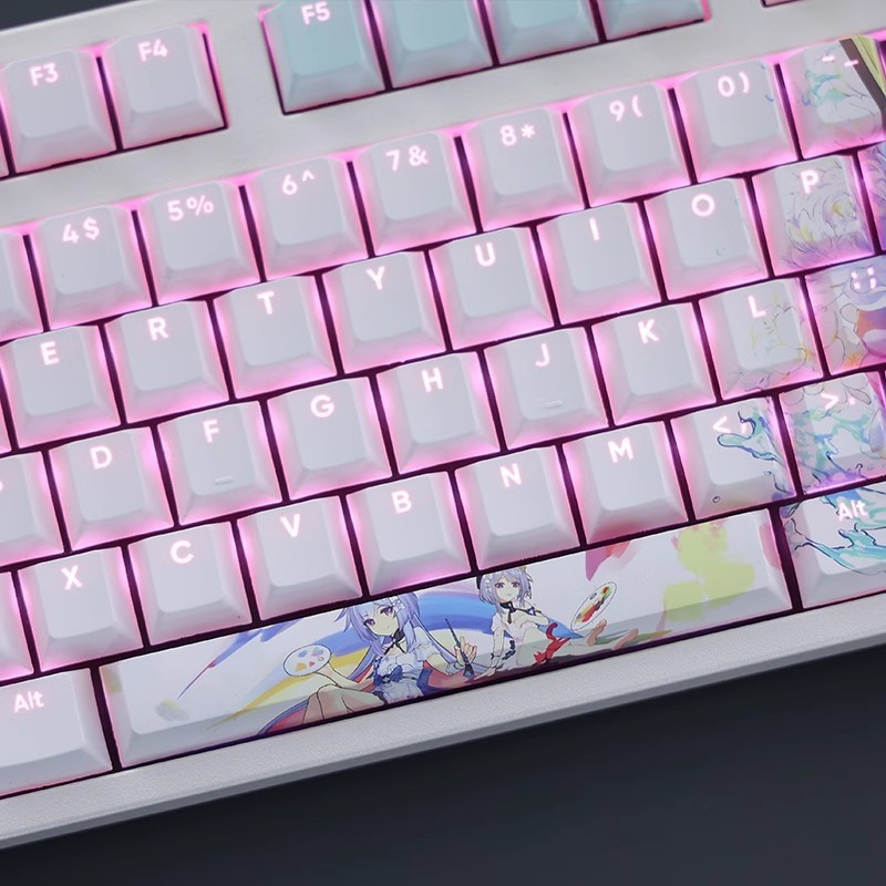 格蕾修透光RGB108鍵標準配列衛星軸鍵帽-ZUIHANG SHOP