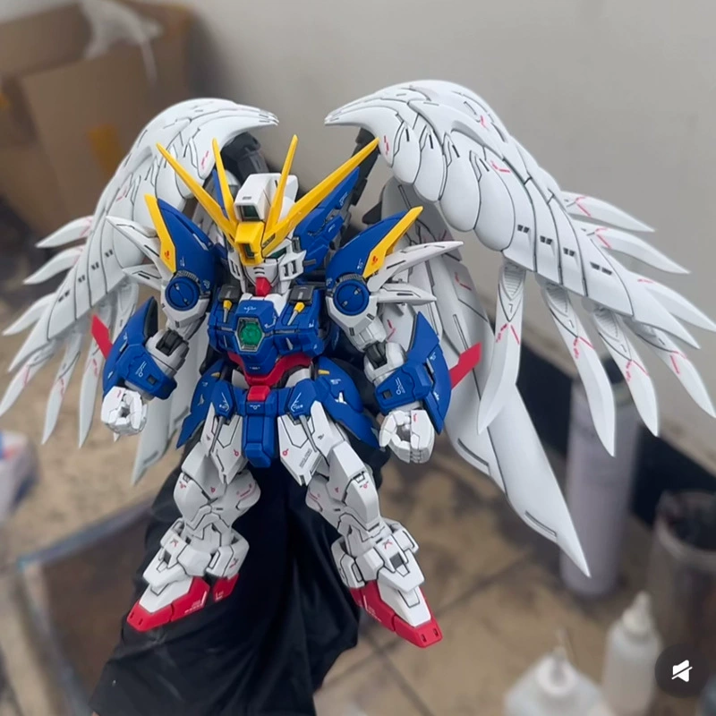 零式飛翼 MGSD 掉毛 EW 天使 拼裝模型