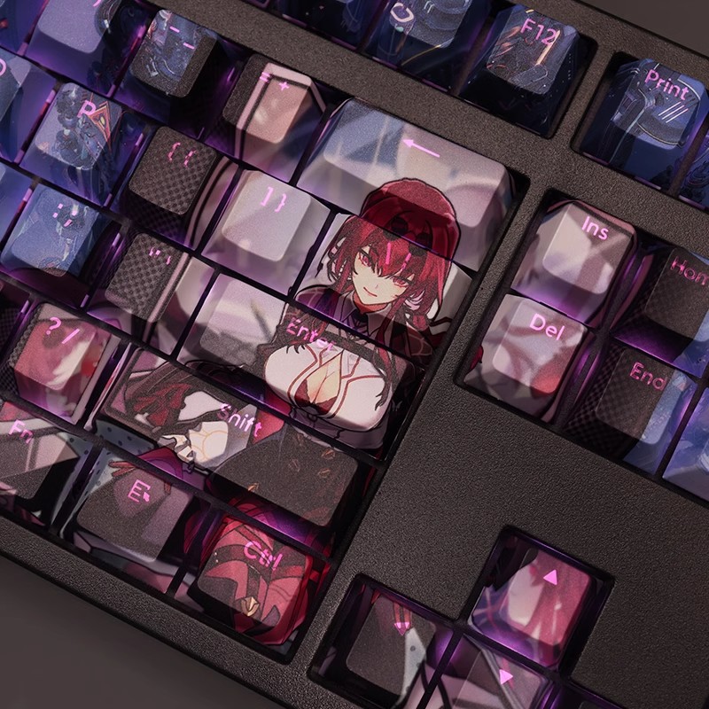 卡芙卡透光RGB108鍵標準配列衛星軸鍵帽-ZUIHANG SHOP