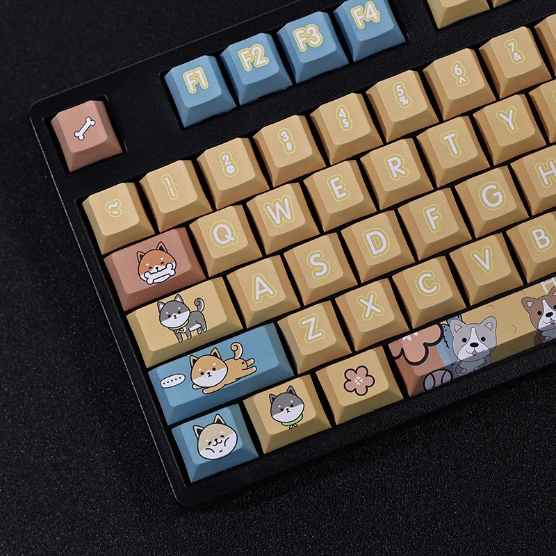 柴犬色彩增益108鍵標準配列衛星軸鍵帽-ZUIHANG SHOP