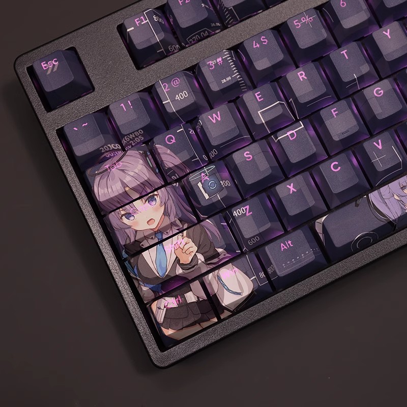 早瀨優香透光RGB108鍵標準配列衛星軸鍵帽-ZUIHANG SHOP
