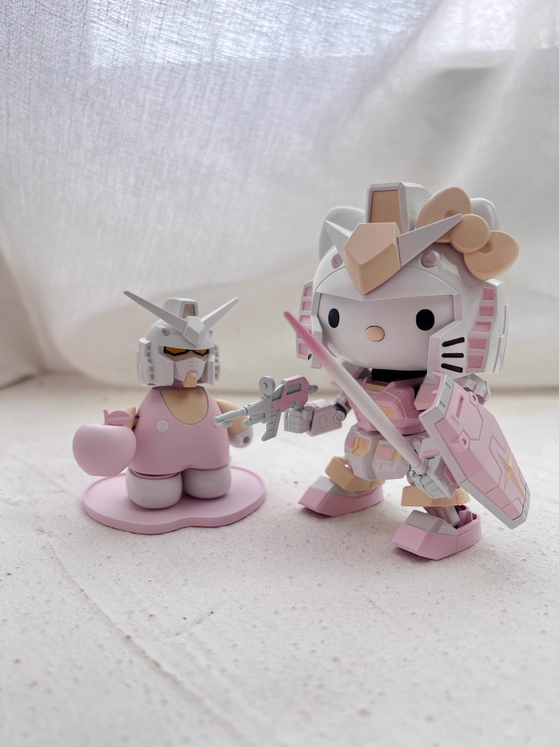萬代 SDCS HELLO KITTY 凱蒂貓 薩克I +夏亞專用薩克II+RX-78-2 鋼彈-ZUIHANG SHOP