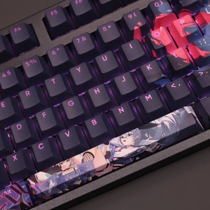 銀狼透光RGB108鍵標準配列衛星軸鍵帽