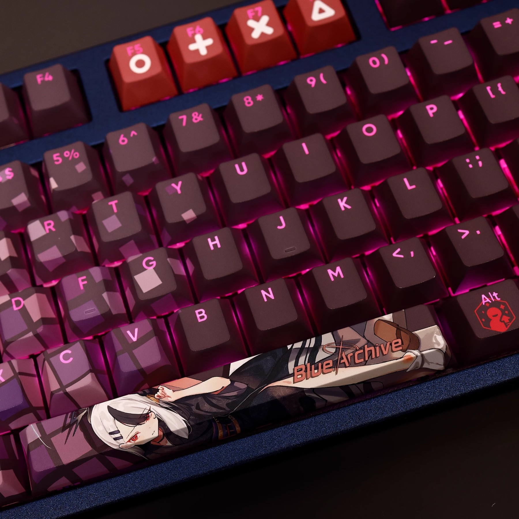 鬼方佳代子透光RGB108鍵標準配列衛星軸鍵帽