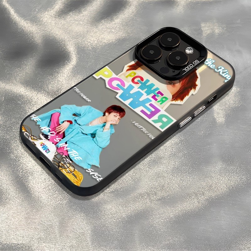 權志龍GD 彩銀線條漸變防摔手機殼-ZUIHANG SHOP