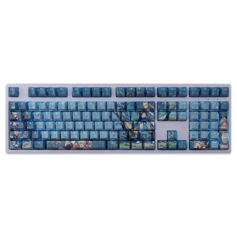 綺良良透光RGB108鍵標準配列衛星軸鍵帽-ZUIHANG SHOP