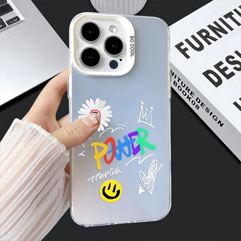 權志龍GD 彩銀線條漸變防摔手機殼-ZUIHANG SHOP