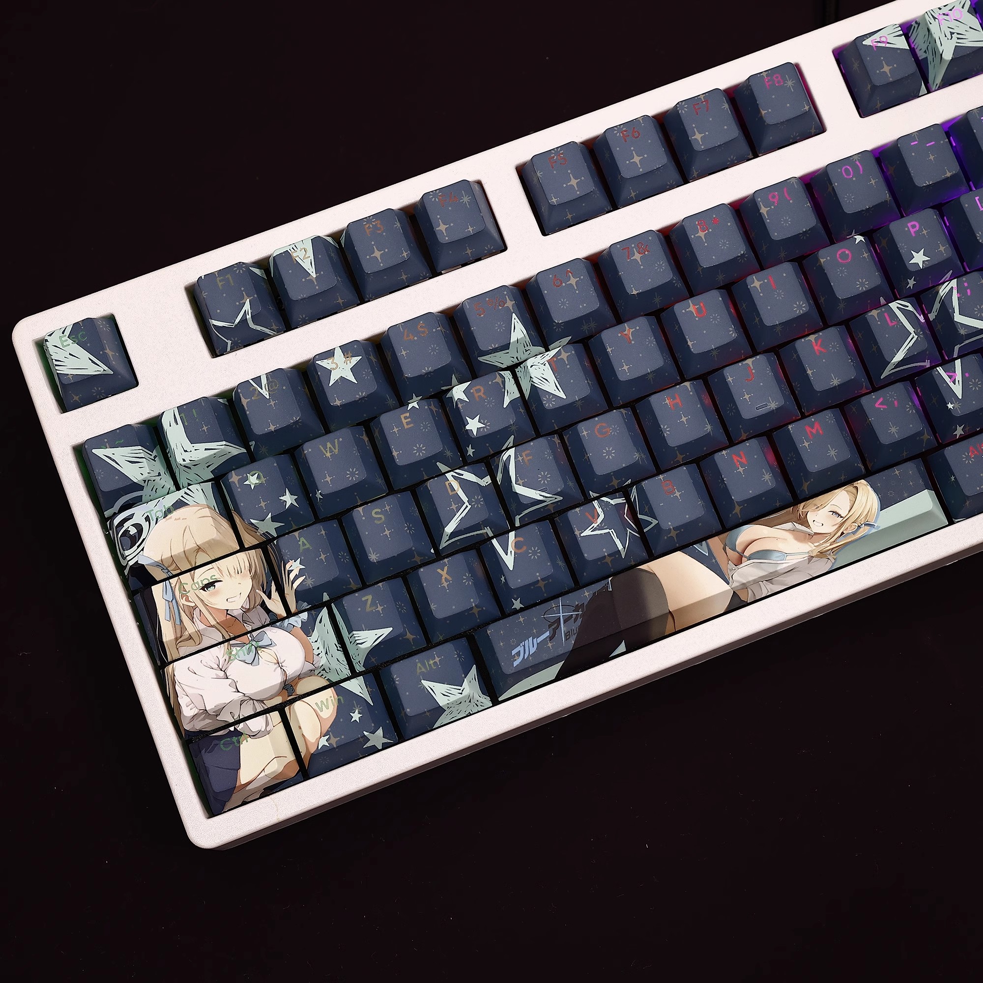 一之瀨明日奈透光RGB108鍵標準配列衛星軸鍵帽-ZUIHANG SHOP