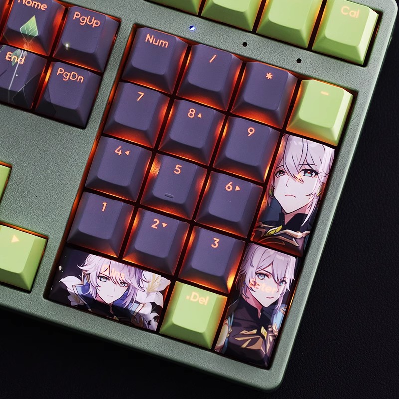 原神艾爾海森透光RGB108鍵標準配列衛星軸鍵帽-ZUIHANG SHOP