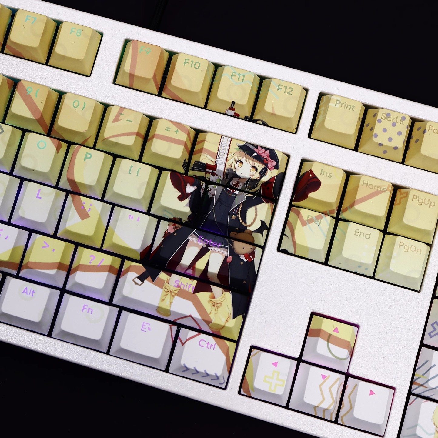 丹花伊吹透光RGB108鍵標準配列衛星軸鍵帽
