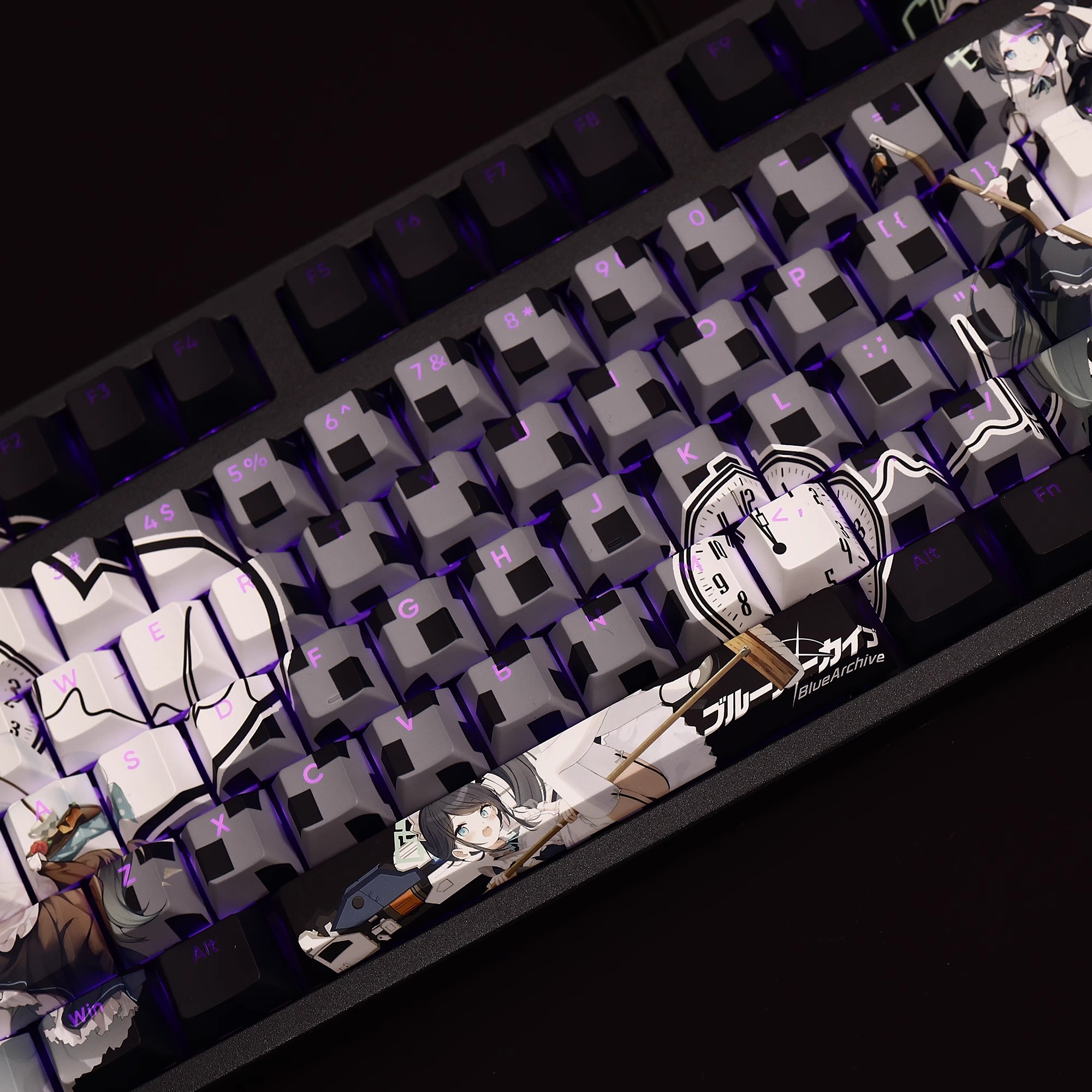 天童愛麗絲透光RGB108鍵標準配列衛星軸鍵帽-ZUIHANG SHOP