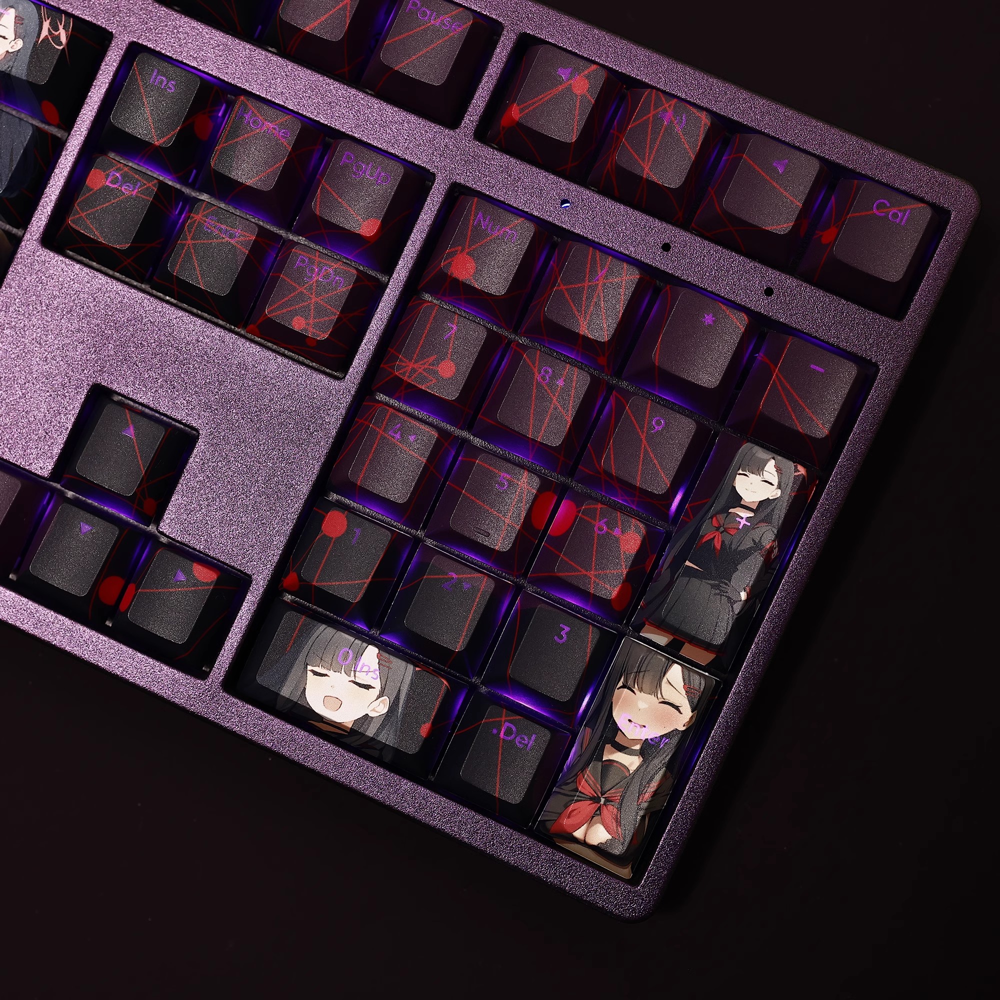 仲正一花透光RGB108鍵標準配列衛星軸鍵帽-ZUIHANG SHOP