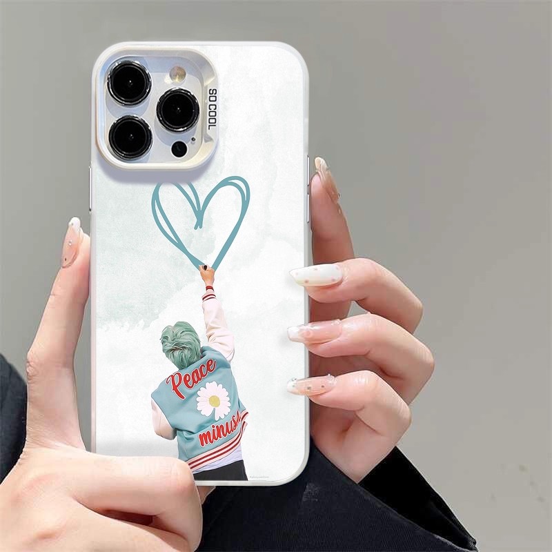 權志龍GD 彩銀線條漸變防摔手機殼-ZUIHANG SHOP