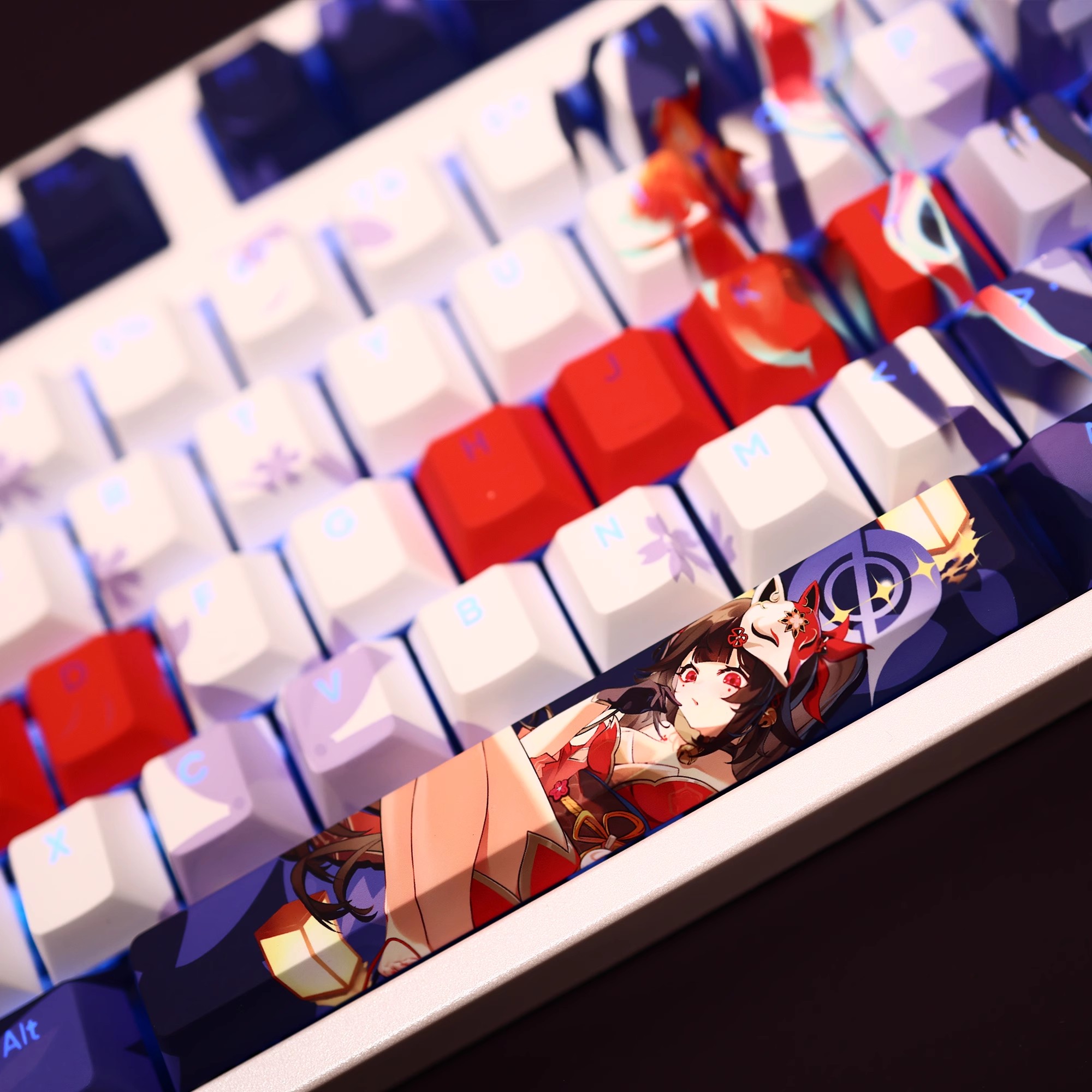 花火透光RGB108鍵標準配列衛星軸鍵帽-ZUIHANG SHOP