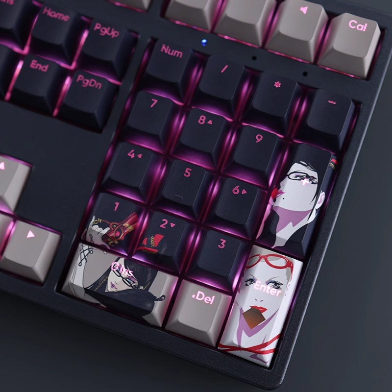 獵天使魔女透光RGB108鍵標準配列衛星軸鍵帽-ZUIHANG SHOP
