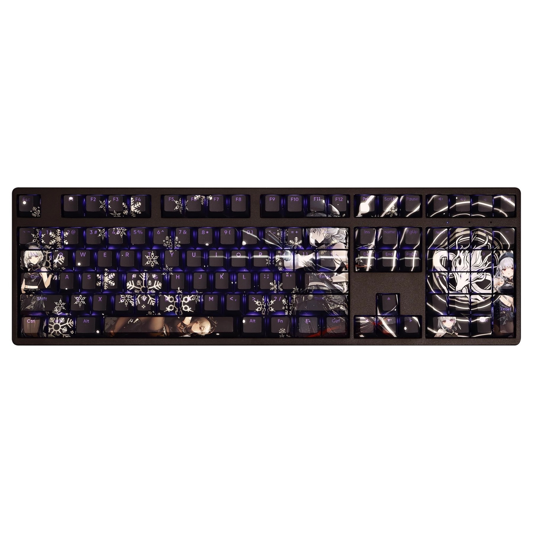 鳴潮散華透光RGB108鍵標準配列衛星軸鍵帽-ZUIHANG SHOP