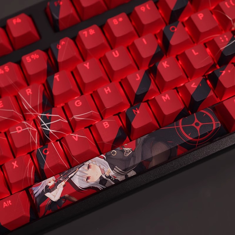 黑館晴奈透光RGB108鍵標準配列衛星軸鍵帽-ZUIHANG SHOP