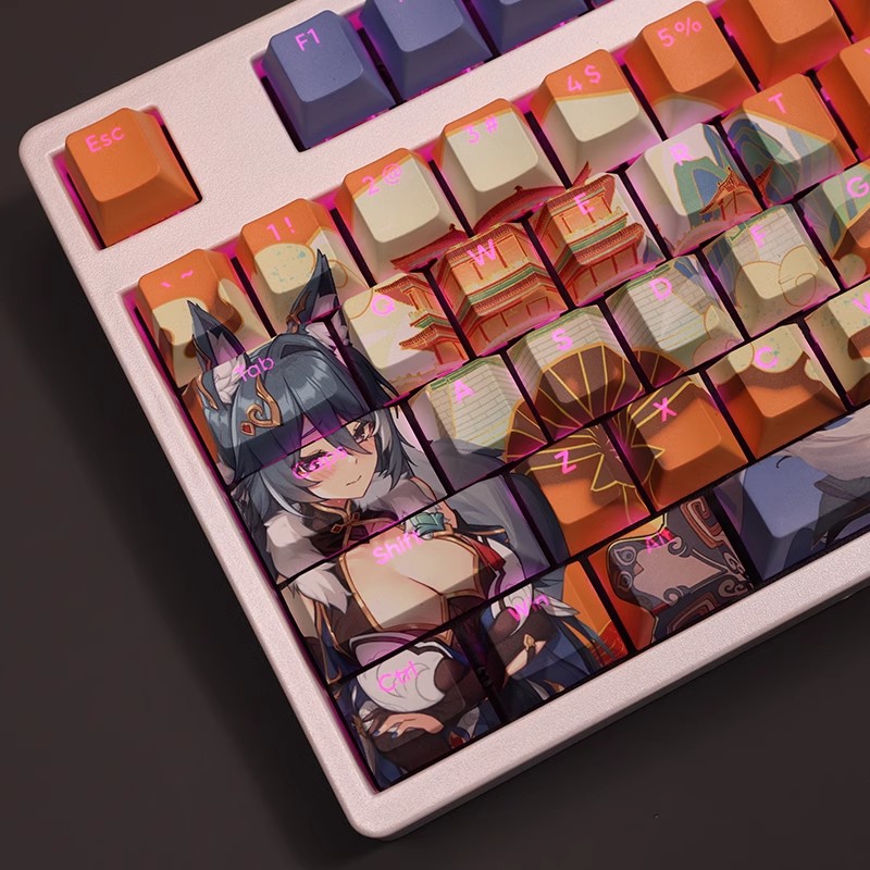 馭空透光RGB108鍵標準配列衛星軸鍵帽-ZUIHANG SHOP