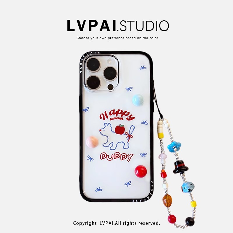 韓系蝴蝶結小狗手機殼-ZUIHANG SHOP