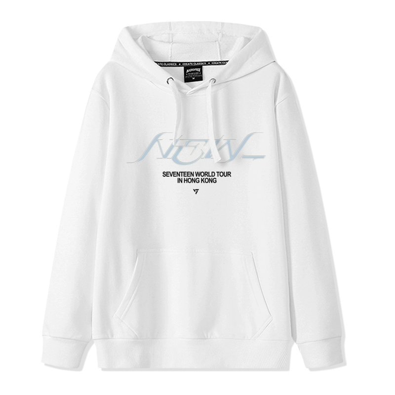 SEVENTEEN 世巡週邊 2025秋冬新款 親子情侶裝連帽衛衣