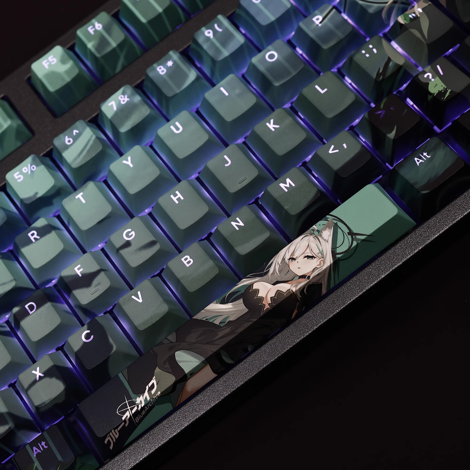 砂狼黑子透光RGB108鍵標準配列衛星軸鍵帽-ZUIHANG SHOP