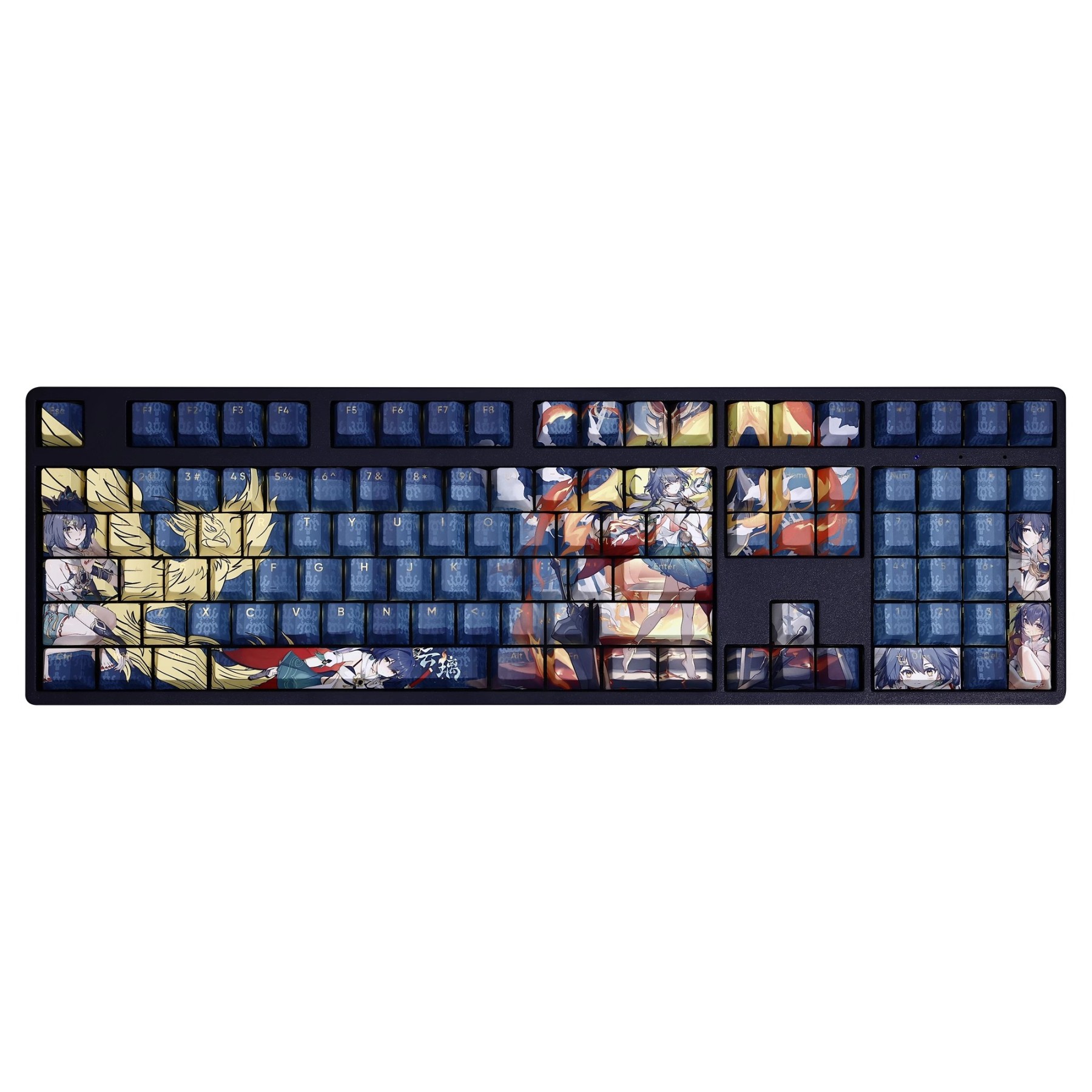 雲璃透光RGB108鍵標準配列衛星軸鍵帽-ZUIHANG SHOP