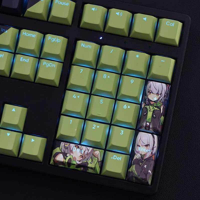 絕區零安比德瑪拉透光RGB108鍵標準配列衛星軸鍵帽-ZUIHANG SHOP