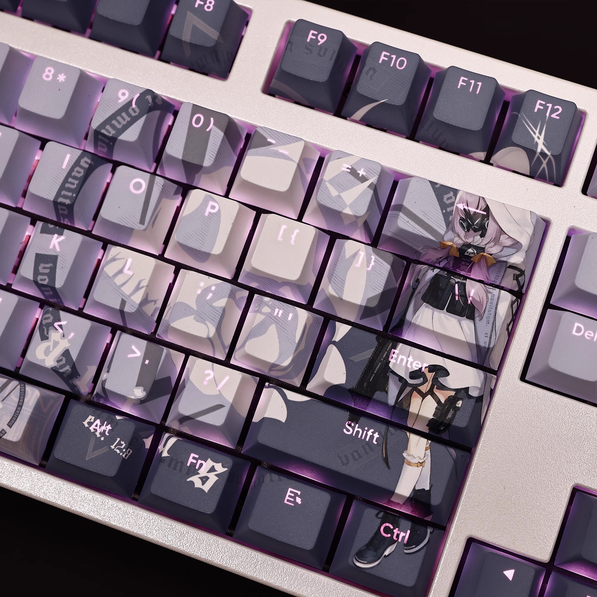 秤亞津子透光RGB108鍵標準配列衛星軸鍵帽-ZUIHANG SHOP