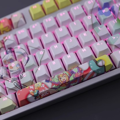 天野Pikamee透光RGB108鍵標準配列衛星軸鍵帽