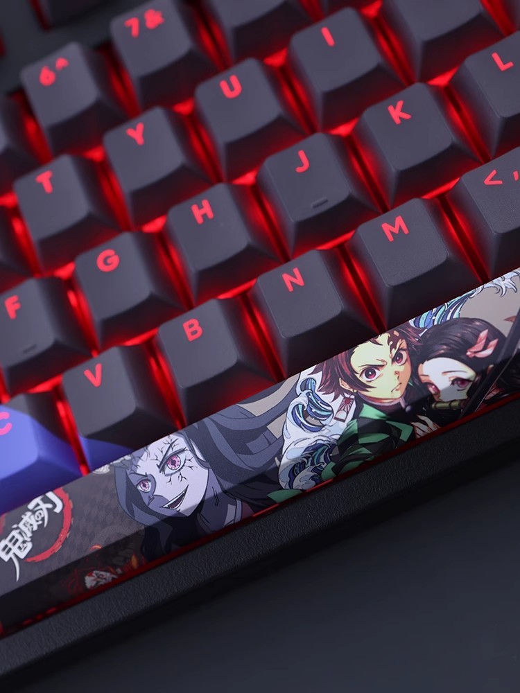 鬼滅之刃禰豆子透光RGB108鍵標準配列衛星軸鍵帽-ZUIHANG SHOP