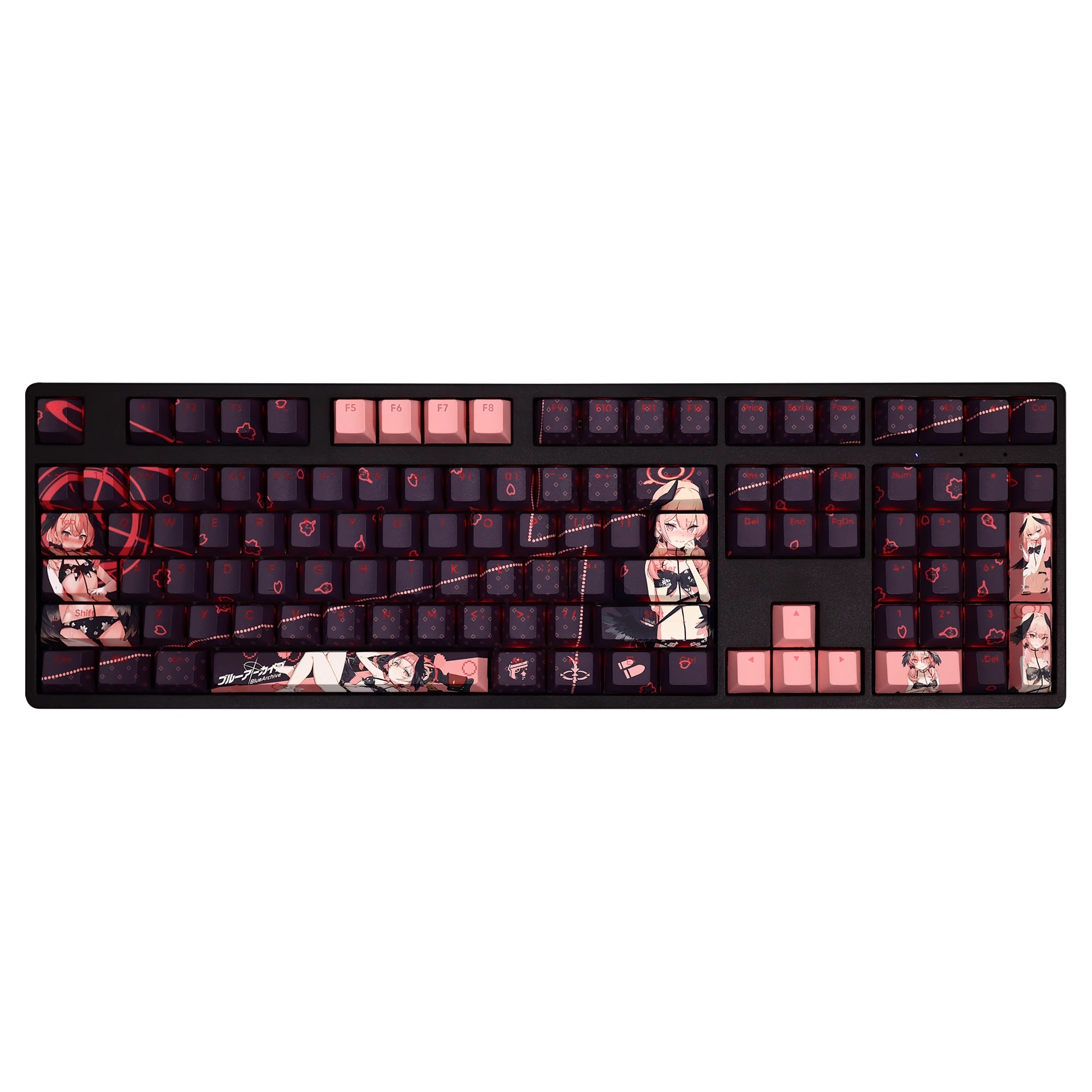 下江小春泳裝透光RGB108鍵標準配列衛星軸鍵帽-ZUIHANG SHOP
