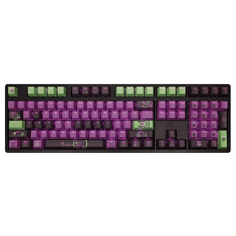 EVA初號機透光RGB108鍵標準配列衛星軸鍵帽