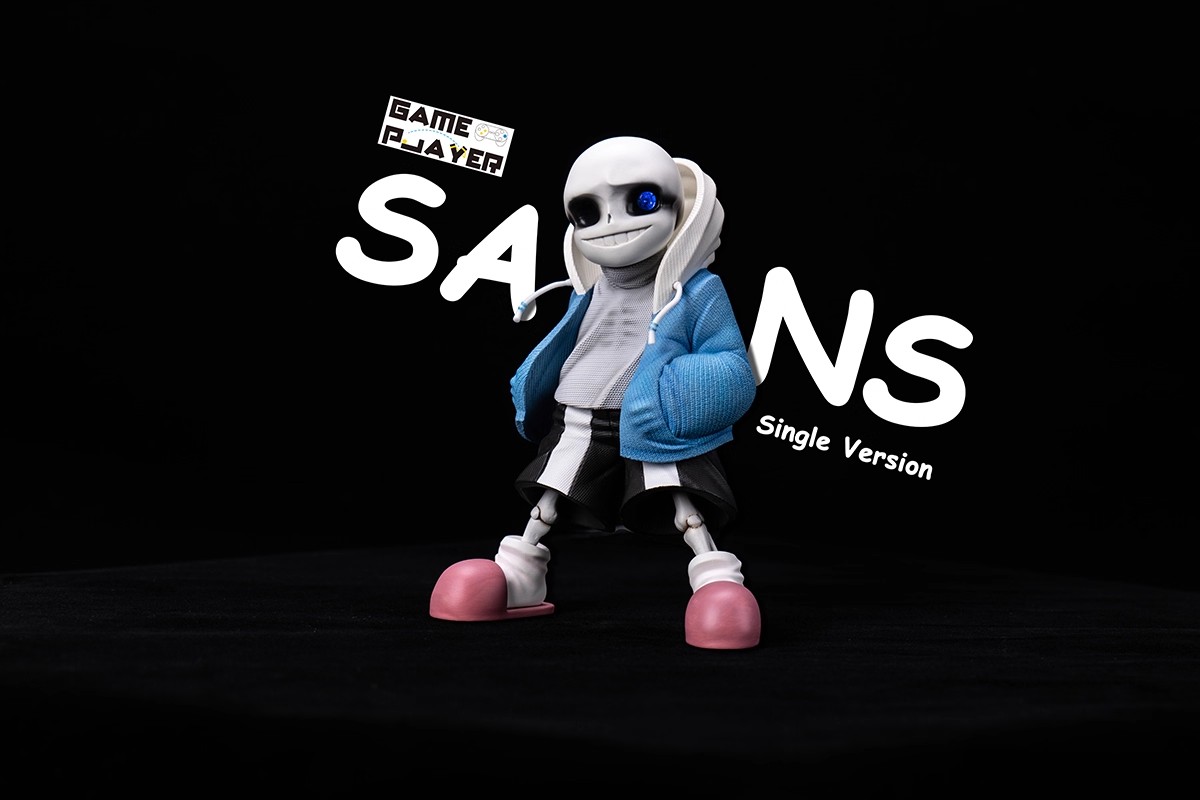 傳說之下BOSS SANS 帽衫饅頭精 冷笑話大王 眼睛發光