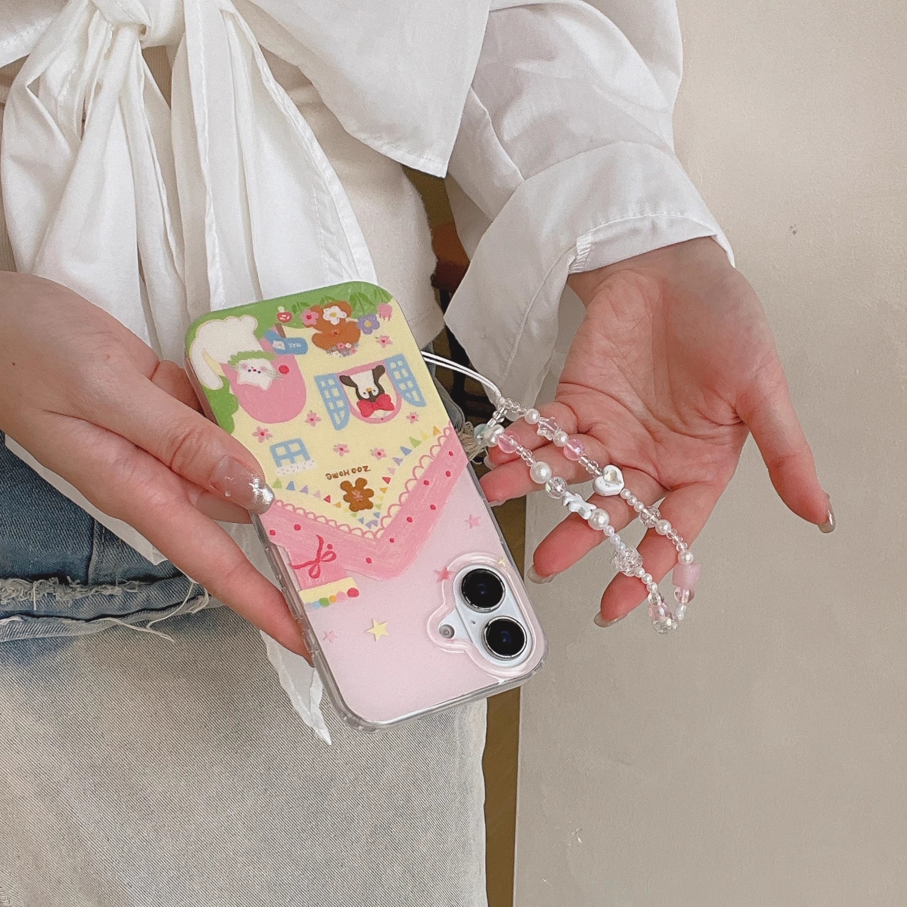 韓系可愛卡通插畫小動物手機殼-ZUIHANG SHOP