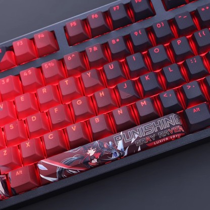 露西亞透光RGB108鍵標準配列衛星軸鍵帽