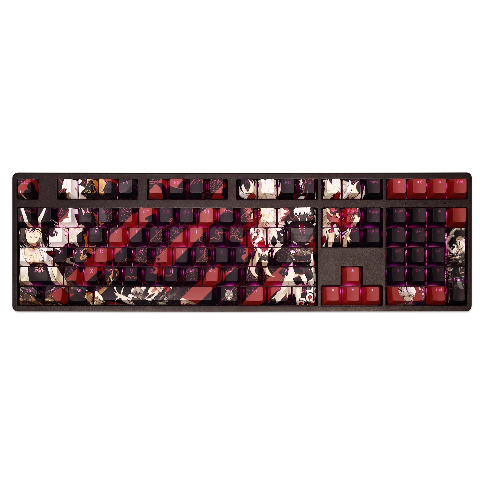 大嶽丸透光RGB108鍵標準配列衛星軸鍵帽-ZUIHANG SHOP